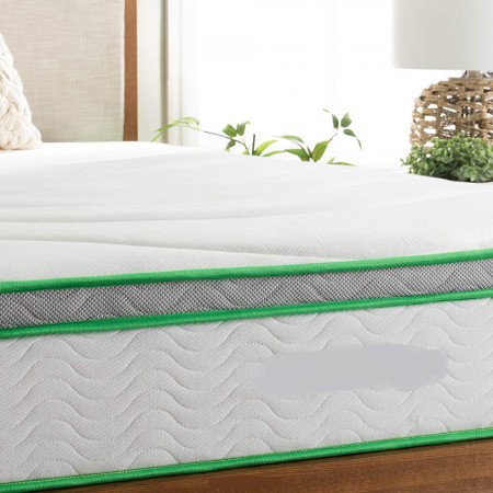 Mighty Rock 12 Inch Latex Hybrid Mattress - Supportive - Responsive Feel - Medium Firm - Temperature Neutral - Full